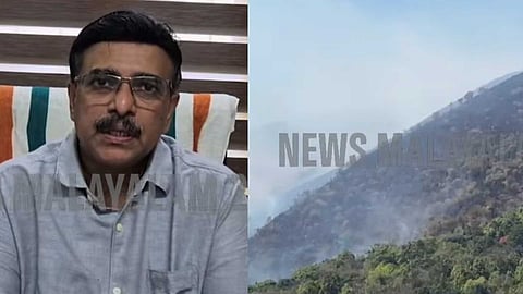 വയനാട് തലപ്പുഴ മേഖലയിലെ കാട്ടുതീ മനുഷ്യ നിർമിതമെന്ന് വനം വകുപ്പ്; കമ്പമലയിൽ വീണ്ടും കാട്ടുതീ