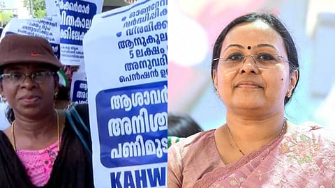 ആശാ വർക്കർമാരുടെ  സമരം: രാജ്യത്തെ ഏറ്റവും ഉയർന്ന തുക ഓണറേറിയമായി നൽകുന്ന സംസ്ഥാനം കേരളമെന്ന് വീണാ ജോർജ്