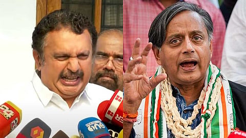 'ഇവിടെ നമ്മളെപ്പോലുള്ള ചെറിയ ആൾക്കാരുണ്ട്'; തരൂരിന് സംഭാവന നല്‍കാന്‍ കഴിയുക ദേശീയ രാഷ്ട്രീയത്തിലെന്ന് കെ. മുരളീധരന്‍