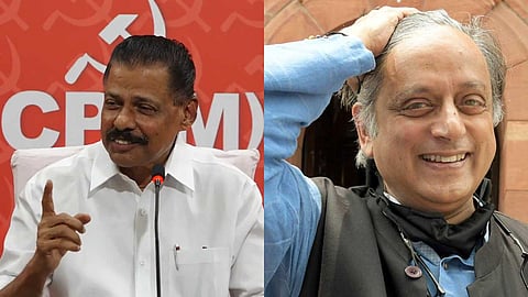 എം.വി. ​ഗോവിന്ദൻ, ശശി തരൂർ