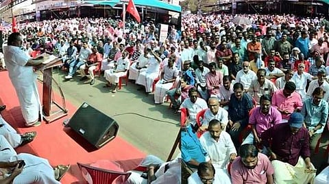 റോഡ് ഗതാഗതം തടസപ്പെടുത്തി സമരം; കണ്ണൂരില്‍ സിപിഎം നേതാക്കൾക്കും, കണ്ടാലറിയാവുന്ന 10000 പേർക്കെതിരെയും കേസ്