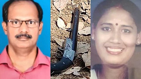ഭാര്യയെ കൊലപ്പെടുത്തി ഭര്‍ത്താവ് സ്വയം നിറയൊഴിച്ചു മരിച്ച സംഭവം; കൃഷ്ണകുമാര്‍ ഉപയോഗിച്ചത് അനധികൃതമായി നിര്‍മിച്ച നാടന്‍ തോക്ക്