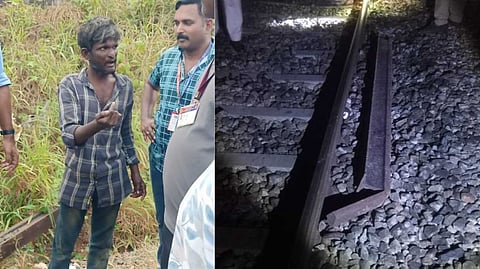 തൃശൂരില്‍ റെയില്‍വേ ട്രാക്കിനോട് ചേര്‍ന്ന് കണ്ട റെയിലിന്റെ കഷണം, പിന്നിൽ മോഷണശ്രമം; തമിഴ്‌നാട് സ്വദേശി പിടിയില്‍