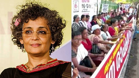 "ഞാൻ ആശമാരോടൊപ്പമുണ്ട്. നാം വ്യത്യസ്തരാണെന്ന് നമുക്ക് ലോകത്തിന് കാട്ടിക്കൊടുക്കാം"; ആശാ വർക്കർമാർക്ക് പിന്തുണ പ്രഖ്യാപിച്ച് അരുന്ധതി റോയ്