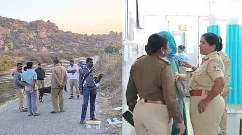 ഹംപി കൂട്ടബലാത്സംഗം: രണ്ട് പേർ അറസ്റ്റിൽ, ഒരു പ്രതി കൂടി പിടിയിലാകാനുണ്ടെന്ന് പൊലീസ്