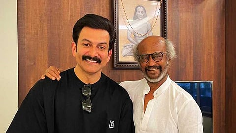 'ട്രെയ്‌ലര്‍ കണ്ട ശേഷം സര്‍ പറഞ്ഞ വാക്കുകള്‍...'; രജനികാന്തിന് എമ്പുരാന്‍ ട്രെയ്‌ലര്‍ കാണിച്ച് പൃഥ്വിരാജ്