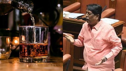 പുരുഷന്മാ‍ർക്ക് ആഴ്ചയിൽ രണ്ട് കുപ്പി മദ്യം നൽകണം; ക‍ർണാടക നിയമസഭയിൽ ആവശ്യമുന്നയിച്ച് ജെഡിഎസ് എംഎൽഎ