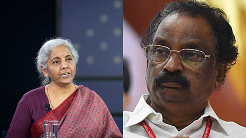 നിർമലാ സീതാരാമന്‍, എ.കെ. ബാലൻ