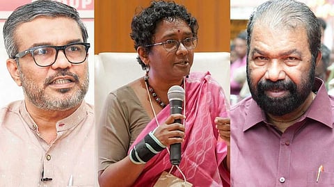 നിറത്തെ അടിസ്ഥാനമാക്കിയുള്ള വിവേചനത്തിന് സ്ഥാനമില്ല; ശാരദ മുരളീധരന് ഐക്യദാര്‍ഢ്യവുമായി എം.ബി. രാജേഷും വി. ശിവന്‍കുട്ടിയും
