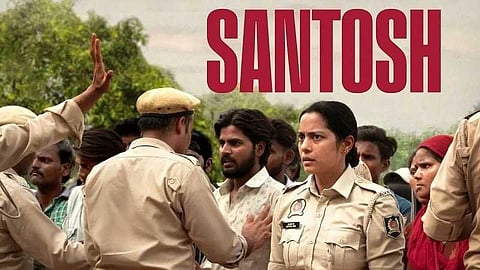 ഇന്ത്യൻ പൊലീസിലെ സ്ത്രീ- ദളിത് വിരുദ്ധതകളും അക്രമസ്വഭാവവും  തുറന്നു കാട്ടുന്ന ചിത്രം ;'സന്തോഷ് ' ഇന്ത്യയിൽ പ്രദർശിപ്പിക്കാൻ അനുമതിയില്ല