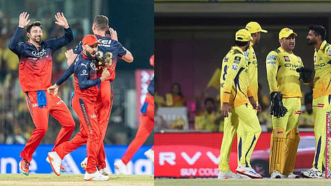 Chennai Super Kings vs Royal Challengers Bengaluru| റോയല്‍ തന്നെ ബെംഗളുരൂ; അമ്പത് റണ്‍സിന് തകര്‍ന്നടിഞ്ഞ് ചെന്നൈ