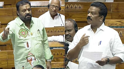 വഖഫ് ഭേദഗതി ബില്‍: ചര്‍ച്ചയില്‍ മലയാളത്തില്‍ സംസാരിച്ച് കെ. രാധാകൃഷ്ണന്‍; തന്റെ പേര് അനാവശ്യമായി വലിച്ചിഴച്ചെന്ന് സുരേഷ് ഗോപി