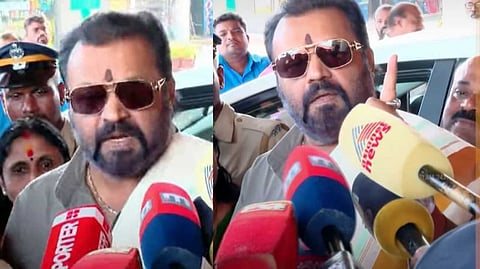 'ആരോടാണ് ചോദിക്കുന്നത്? സൂക്ഷിച്ച് സംസാരിക്കണം'; ജബല്‍പൂർ ആക്രമണത്തെക്കുറിച്ചുള്ള ചോദ്യത്തോട് ക്ഷോഭിച്ച് സുരേഷ് ഗോപി