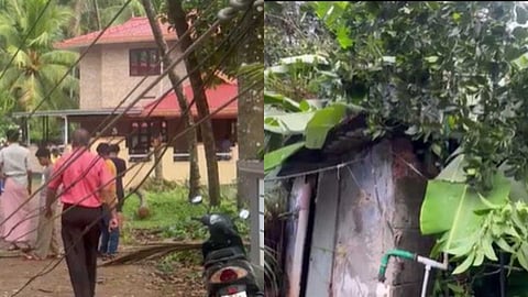 തൃശൂർ കുന്നംകുളത്ത് മിന്നൽ ചുഴലി; പ്രദേശത്ത് വന്‍‌ നാശനഷ്ടം