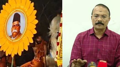 കൊല്ലം പൂര വിവാദം: ഹെഡ്ഗേവാർ ചിത്രം ഉയർത്തിയ സംഭവത്തിൽ 
തിരുവിതാംകൂർ ദേവസ്വം ബോർഡ് റിപ്പോർട്ട് തേടി