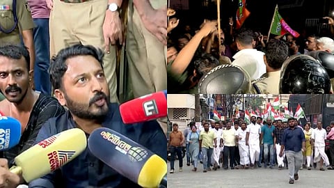 പാലക്കാട് ബിജെപി - യൂത്ത് കോൺഗ്രസ് സംഘർഷം: ഇരുപാർട്ടിയിലെയും ജില്ലാ നേതാക്കള്‍ ഉള്‍പ്പെടെയുള്ളവർക്കെതിരെ കേസ്