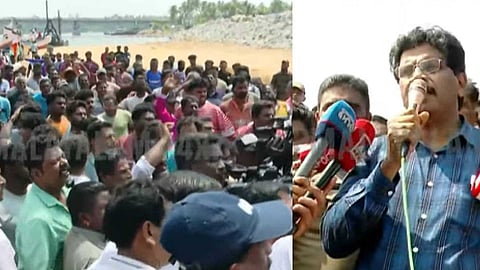 പൊലീസ് ഗോ ബാക്ക്! മുതലപ്പൊഴിയിലെ പൊഴി മുറിക്കുന്നതിനെതിരെ വൻ പ്രതിഷേധവുമായി മത്സ്യത്തൊഴിലാളികൾ