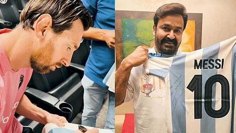 മോഹന്‍ലാലിന്റെ ഫാന്‍ മൊമന്റ്; മെസിയുടെ ഓട്ടോഗ്രാഫ് പങ്കുവെച്ച് താരം