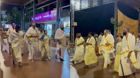 ഗുരുവായൂർ ക്ഷേത്രത്തിൽ രാജീവ് ചന്ദ്രശേഖറിന്‍റെ റീല്‍സ് ചിത്രീകരണം; വീഡിയോ ശ്രദ്ധയിൽപ്പെട്ടില്ലെന്ന് ദേവസ്വം
