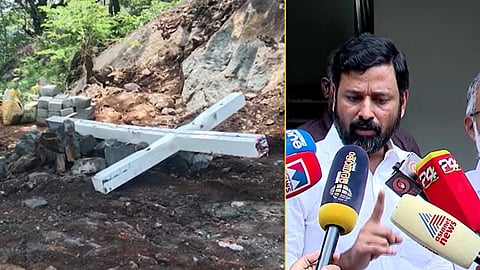 തൊമ്മൻകുത്തിലെ കുരിശ് പൊളിച്ച സംഭവം: നടപടിയിൽ പിഴവെന്ന് കോൺഗ്രസ്