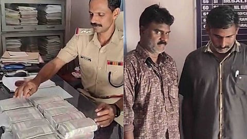 കൊല്ലം പുനലൂർ റെയിൽവേ സ്റ്റേഷനിൽ വീണ്ടും കള്ളപ്പണം പിടികൂടി; രണ്ട് തമിഴ്‌നാട് സ്വദേശികൾ പിടിയിൽ
