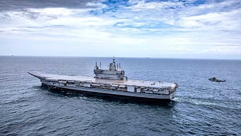 INS വിക്രാന്തിൻ്റെ ലൊക്കേഷൻ സംബന്ധിച്ച വിവരം ശേഖരിക്കാൻ ശ്രമം; അന്വേഷണം ഊർജിതമാക്കി പൊലീസ്, കോഴിക്കോട് സ്വദേശി  നിരീക്ഷണത്തിൽ