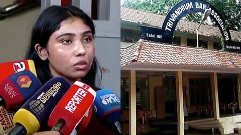"പ്രതിയുടെ അംഗത്വം റദ്ദാക്കണം"; അഭിഭാഷകയെ മര്‍ദിച്ച സംഭവത്തിൽ ബാര്‍ കൗണ്‍സിലിന് റിപ്പോര്‍ട്ട് നല്‍കി ട്രിവാന്‍ഡ്രം ബാര്‍ അസോസിയേഷന്‍