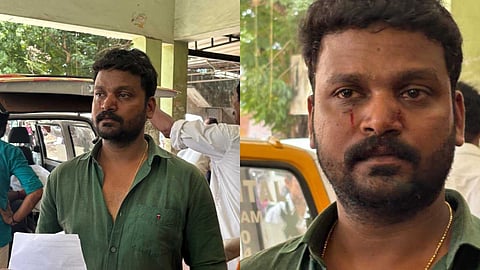 ദേശാഭിമാനി ഫോട്ടോഗ്രാഫർ  അരുൺ രാജിന് മർദനം; ആക്രമിച്ചത്  ഐഎൻടിയുസി പ്രവർത്തകർ