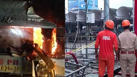 കോഴിക്കോട്ടെ വസ്ത്ര ഗോഡൗണിലെ തീപിടിത്തം: 75 കോടിയുടെ നഷ്ടമെന്ന് പ്രാഥമിക വിലയിരുത്തല്‍; ജില്ലാ കളക്ടറുടെ നേതൃത്വത്തില്‍ ഇന്ന് പരിശോധന