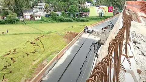 കൂരിയാടിന് പിന്നാലെ തലപ്പാറയിലെ ദേശീയപാതയിലും വിള്ളല്‍; അന്വേഷണത്തിനായി മൂന്നംഗ സംഘത്തെ നിയോഗിച്ച് നാഷണൽ ഹൈവേ അതോറിറ്റി