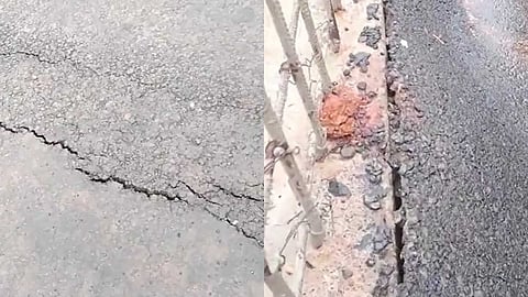 കണ്ണൂരിലും ദേശീയപാതയിൽ വിള്ളൽ; കണ്ടെത്തിയത് കോത്തായി മുക്കിനും പുതിയങ്കാവിനും ഇടയിൽ