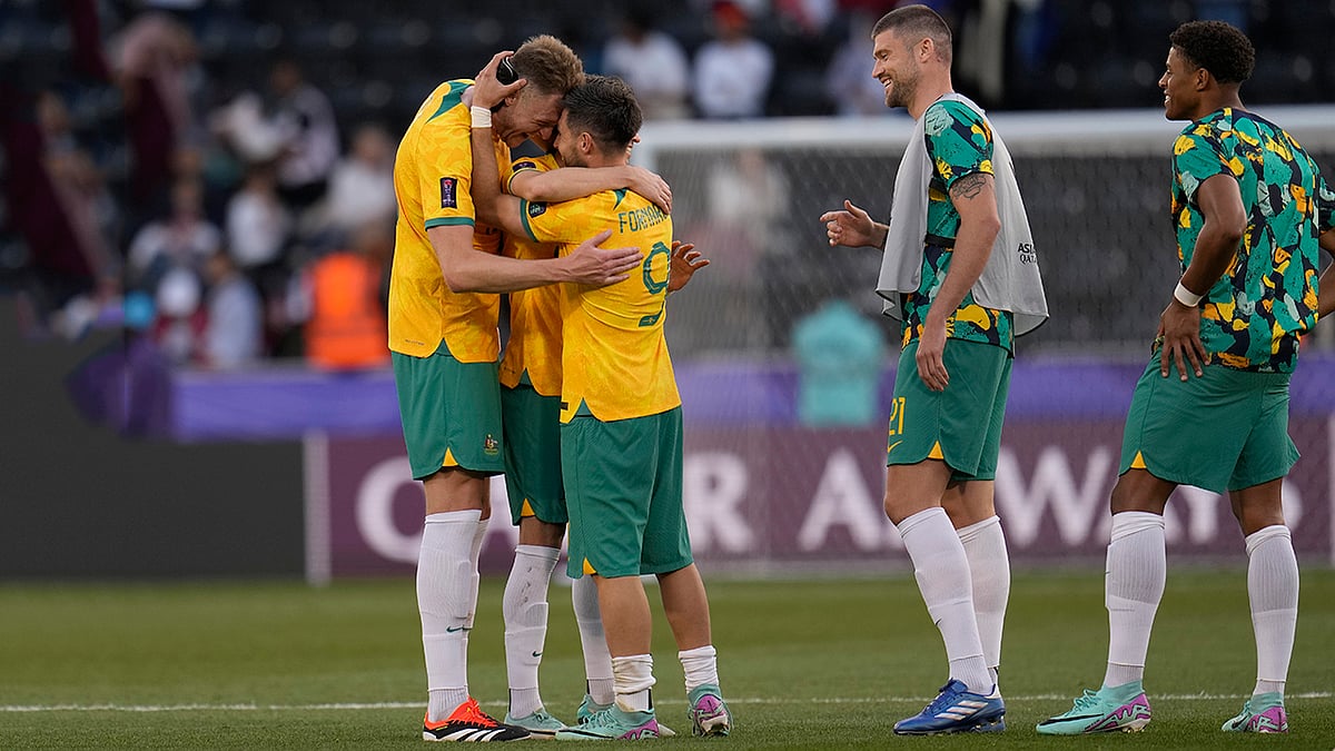 Photo: AP/Aijaz Rahi : AFC Asian Cup 2023: Australia vs Indonesia