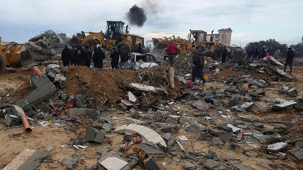 Photo: AP/Adel Hana : Israel Palestinians