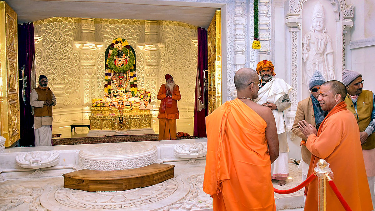 Yogi Adityanath in Ayodhya