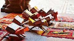 Photos: Tribhuvan Tiwari : Snapshots of a Syncretic Place: Sanskrit texts at the gurukul at Ashrafi Bhavan in Ayodhya.