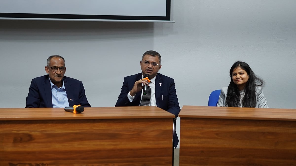 Vishal Khurma, CEO, Woxsen University during the panel discussion on ‘New Trends in Marketing'