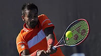 Australian Open 2024: India's Sumit Nagal Crashes Out After Loss To China's Shang Juncheng AP : Australian Open 2024: India's Sumit Nagal in action