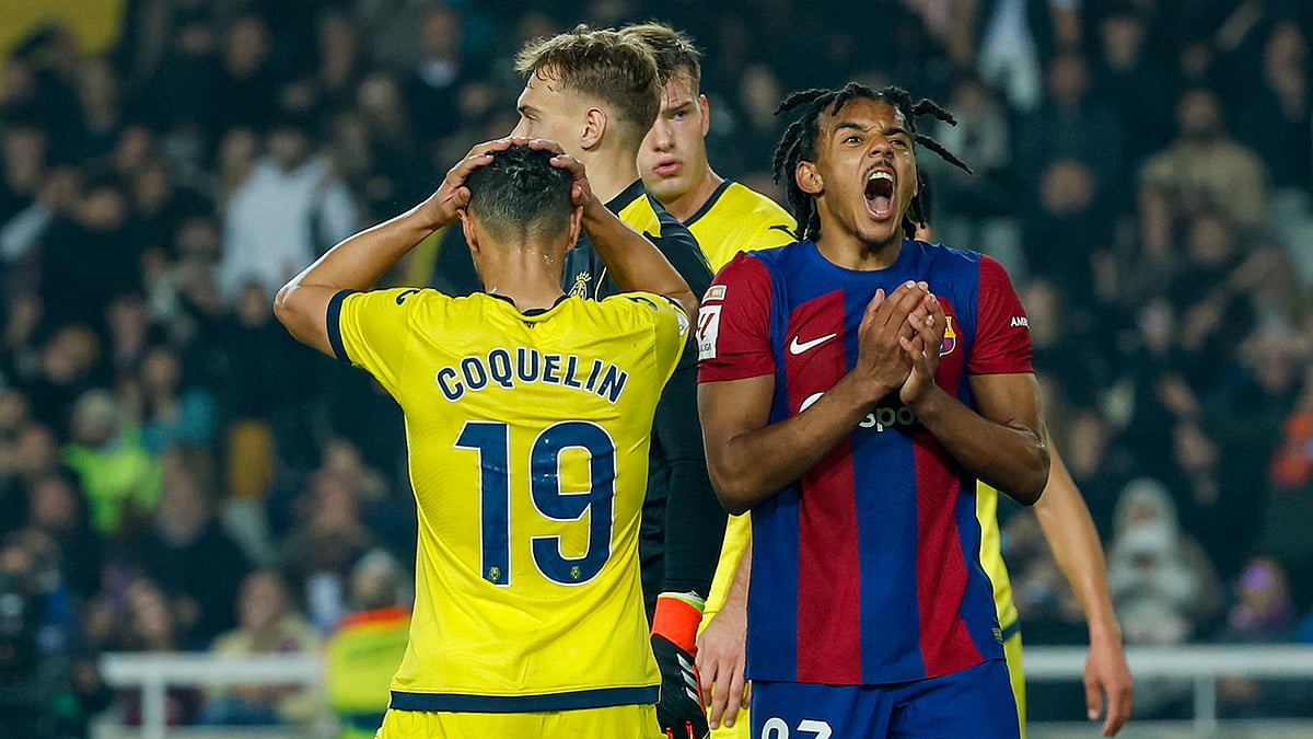 La Liga Soccer Match : Barcelona vs Villarreal