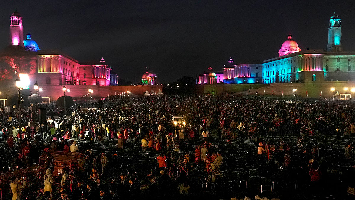 Rehearsal For Beating Retreat Ceremony