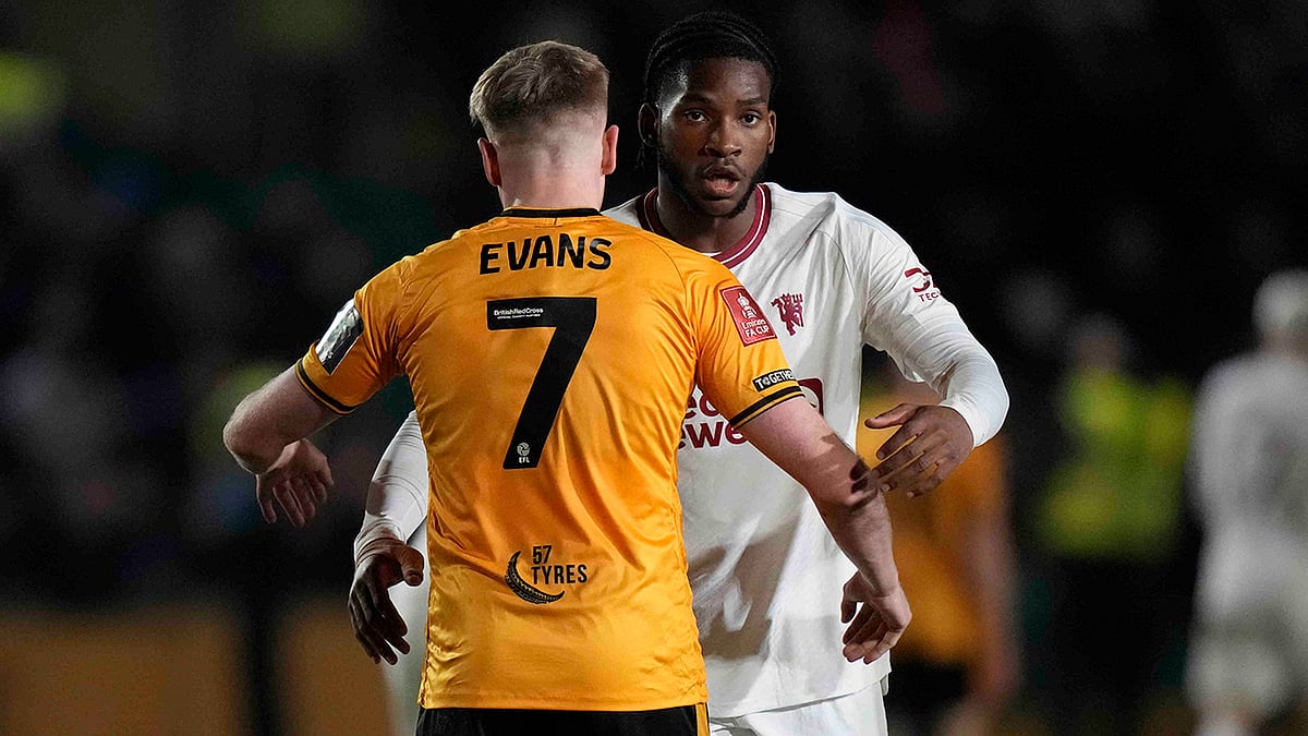 FA Cup, 4th Round: Man United Survive Newport Scare - In Pics