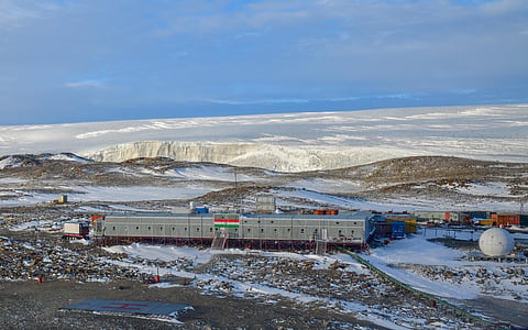 Maitri research base of India at Antarctica
