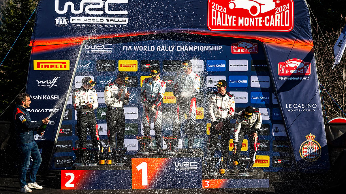 Thierry Neuville , Seastien Ogier, Elfyn Evans