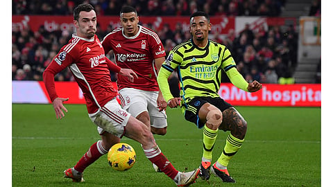English Premier League: Arsenal vs Nottingham Forest