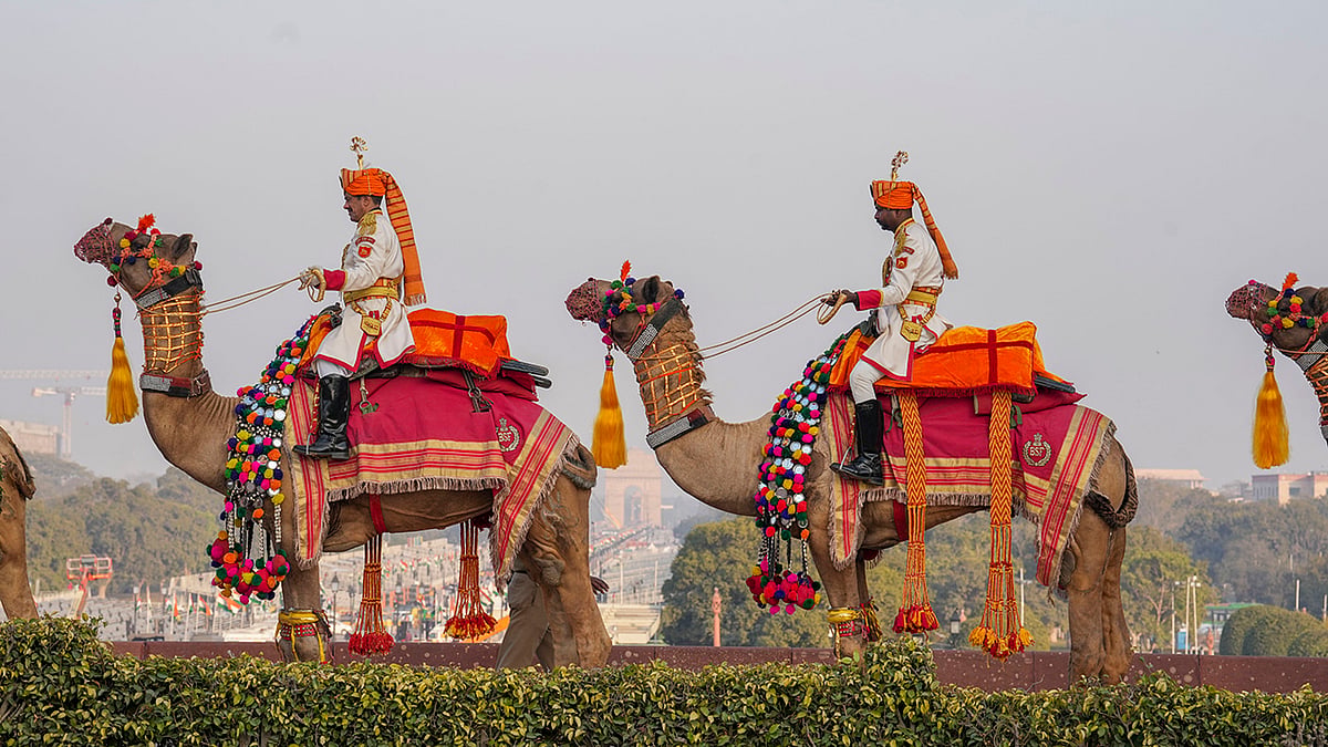 Rehearsal for Beating Retreat ceremony 
