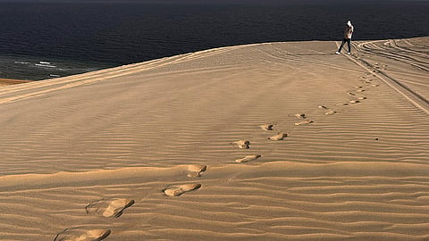 Cultural tour on sand dunes 