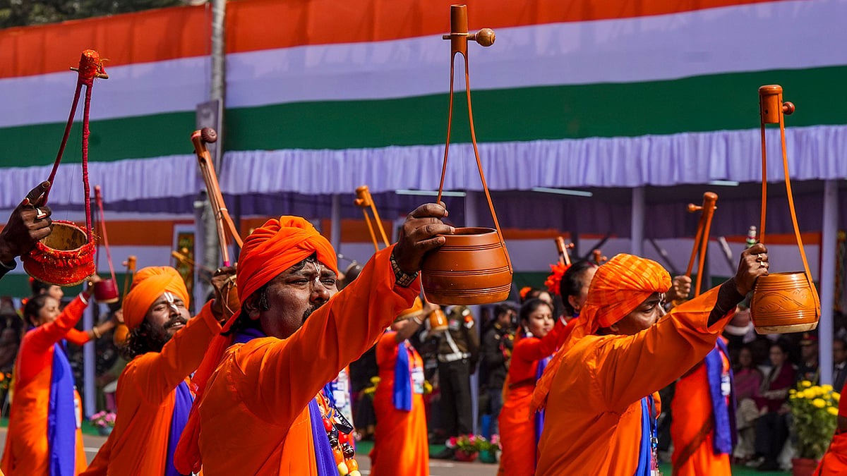 Republic day parade in Kolkata 