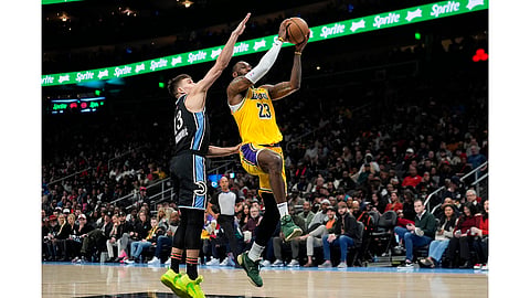 NBA: Atlanta Hawks vs LA Lakers