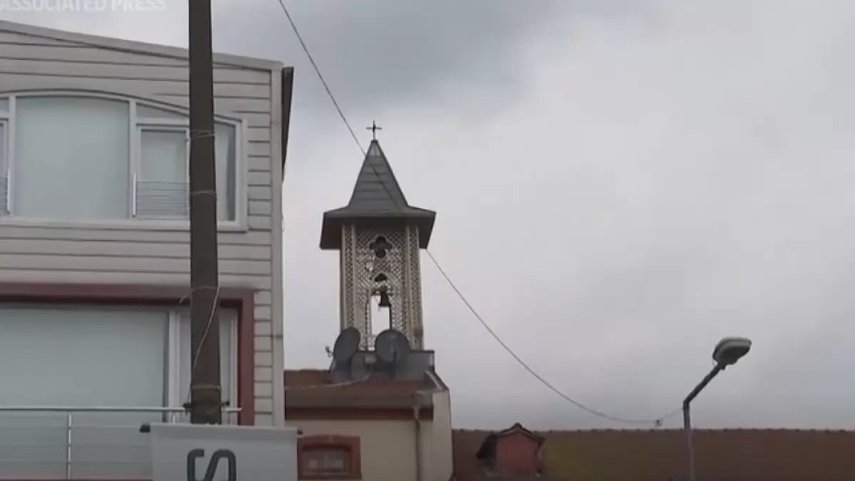 AP : Church in Istanbul where the attack took place. 