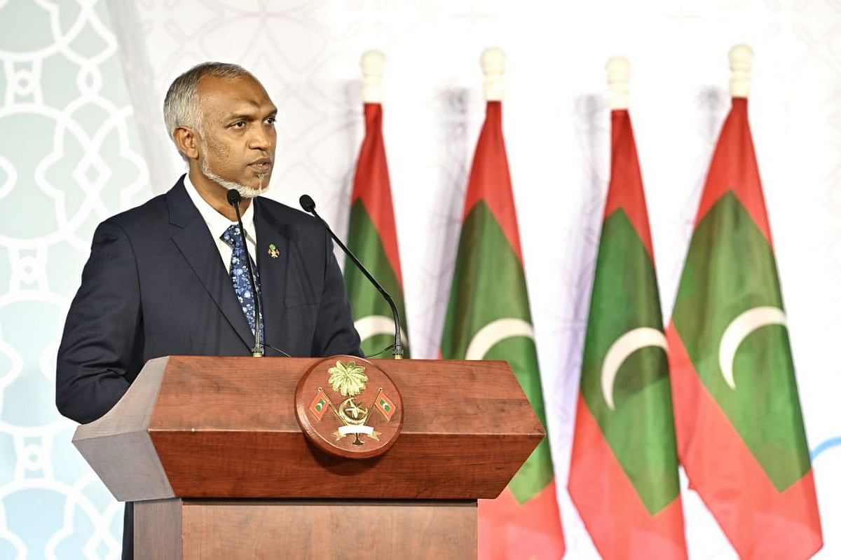X/@presidencymv : Maldives President Mohamed Muizzu