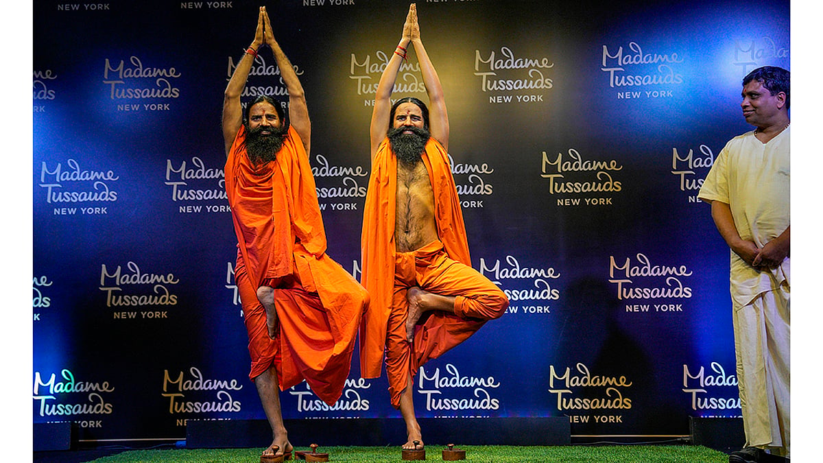 Ramdevs wax statue unveiled